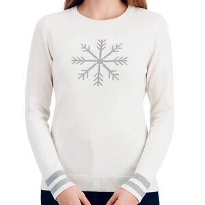 NWT Tommy Hilfiger Women’s Snowflake Sweater Cotton Blend XL